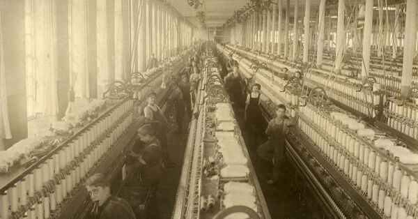 Old image of a manufacturing plant