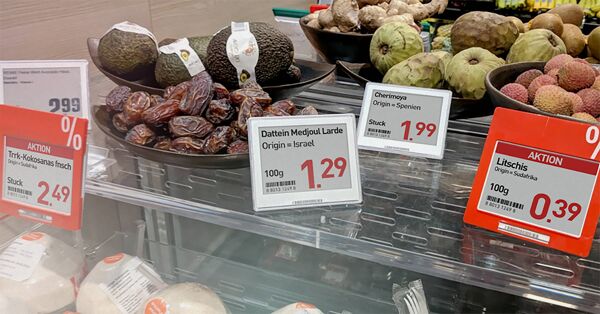 Newton ESLs in fruits section