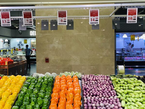 Newton ESL deployed in a supermarket