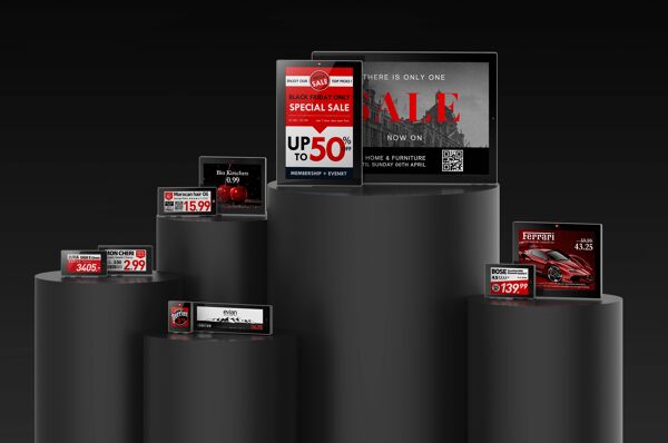 SOLUM's lineup of Newton electronic shelf labels
