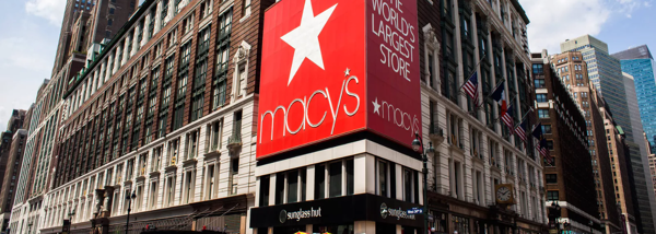 Front of a Macy's Inc. store in New York, U.S.