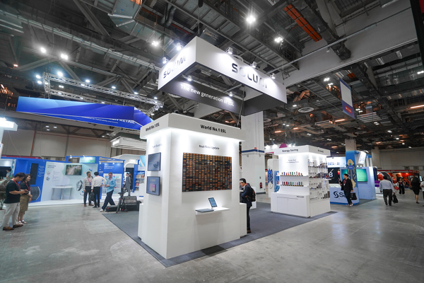Newton PRO, Newton CORE, and SOLUM Signage displayed at Booth 713 of NRF Asia Pacific 2024