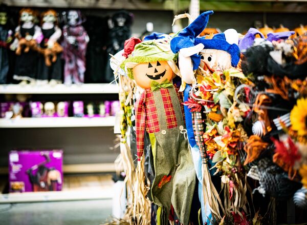 Halloween costumes and party needs