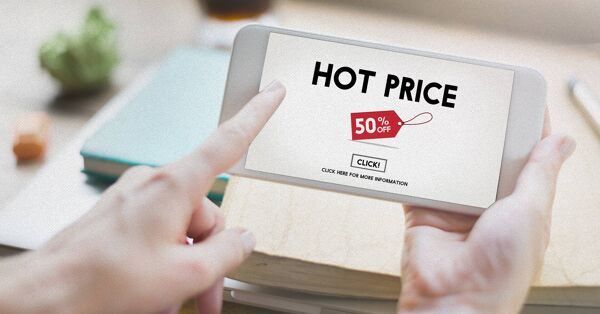 Sales event promotion through mobile ads