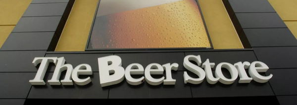 The Beer Store on Anne Street in Barrie, Canada