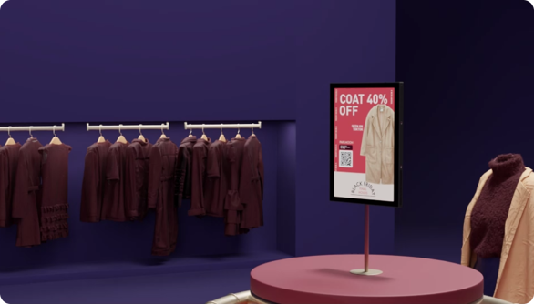 Unmatched display flexibility